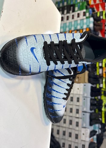 Erkek Mavi Baskılı halısaha Ayakkabısı - Görsel 3