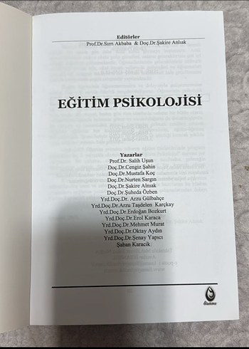Eğitim Psikolojisi Kitabı