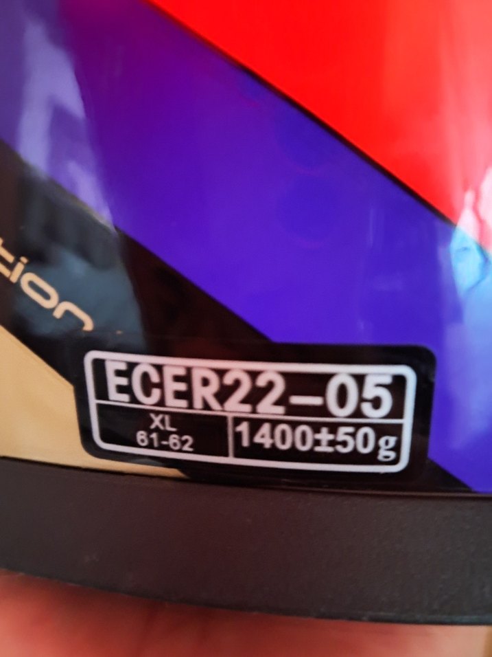 Beyaz Baskılı Seramik Motosiklet Kaskı ls 2 - Görsel 3