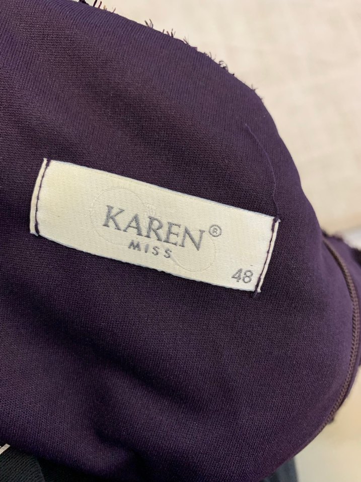 Bordo Yarım Volan Kollu Kadın Abiye Elbise - Görsel 3