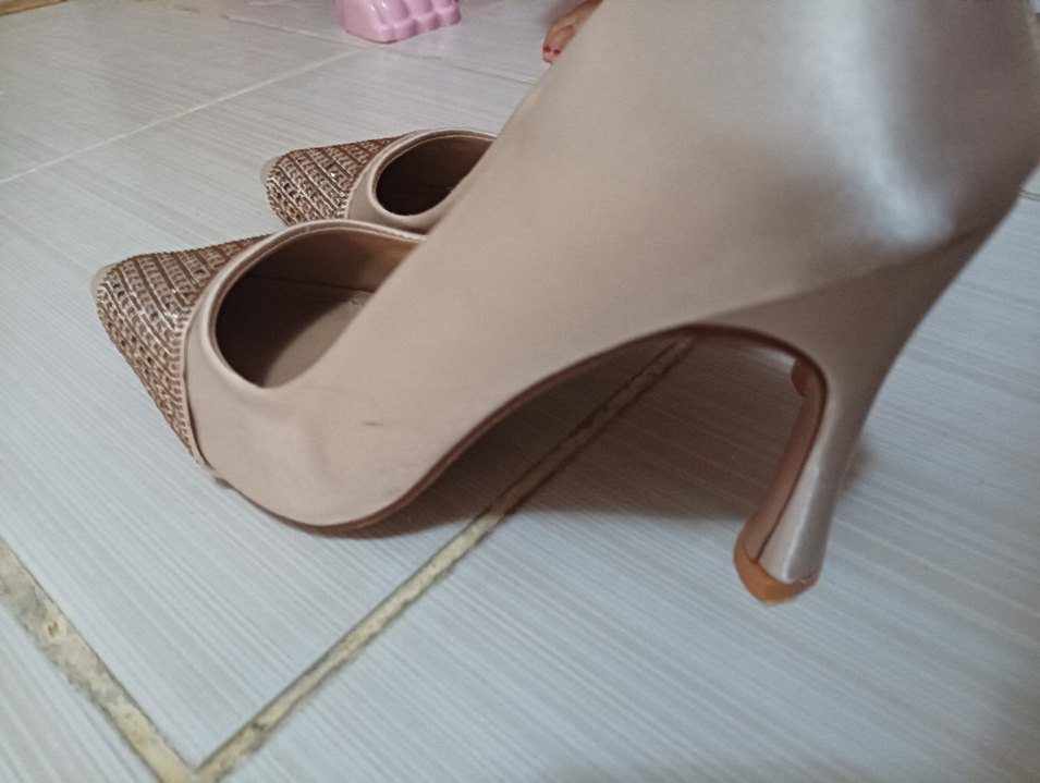 Bej Kadın Stiletto Topuklu Ayakkabı - Görsel 2