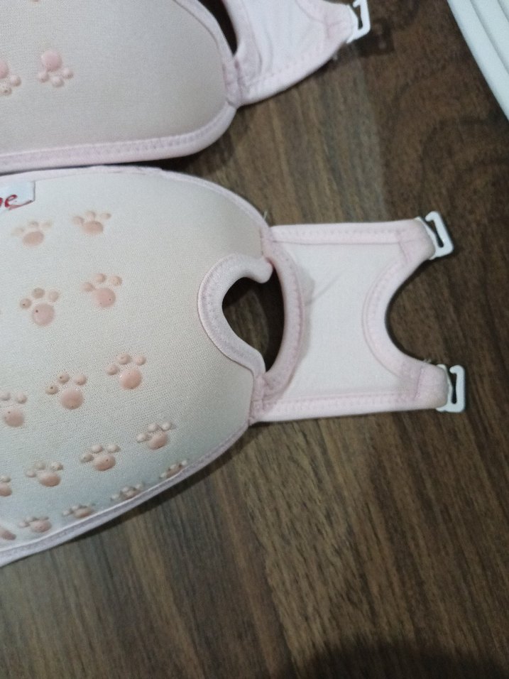 Pembe Nakışlı Bebek Diz Koruyucu - Görsel 3