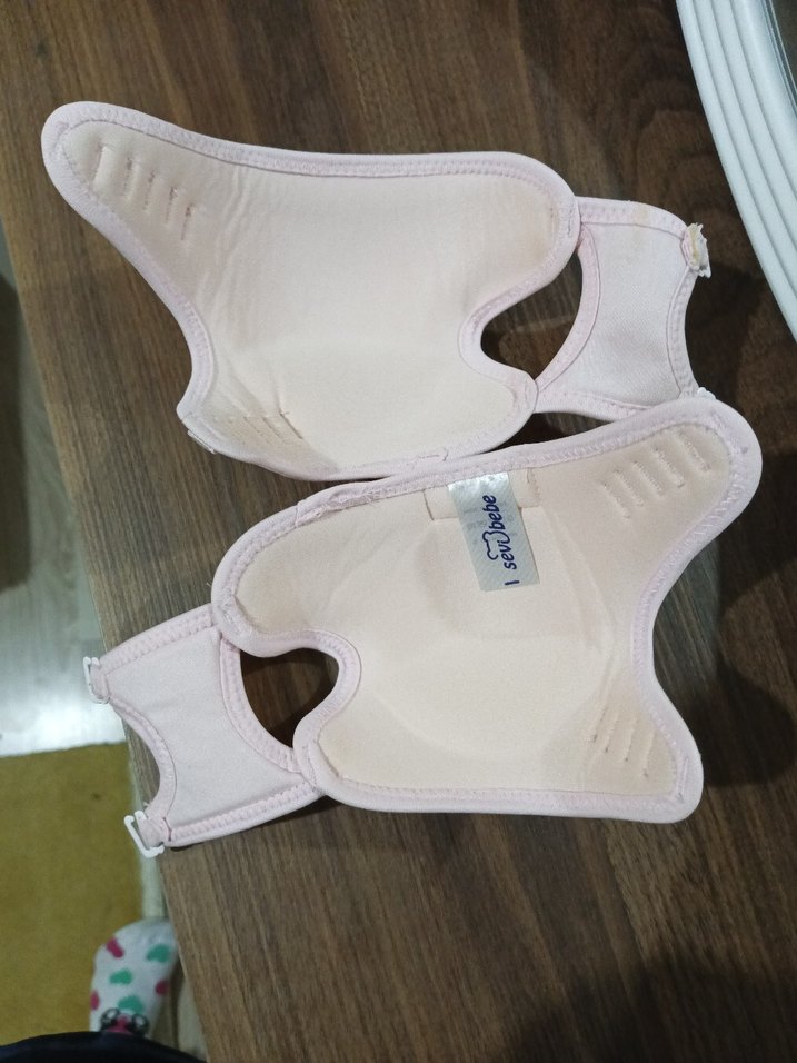 Pembe Nakışlı Bebek Diz Koruyucu - Görsel 2