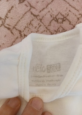 Bebek Beyaz Kolsuz Çıtçıtlı Body - Görsel 2