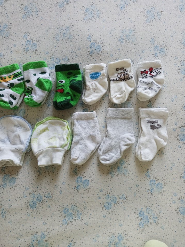Beyaz Erkek Bebek Çorapları - Görsel 2