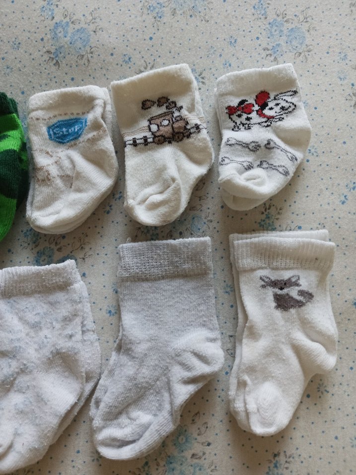 Beyaz Erkek Bebek Çorapları - Görsel 4