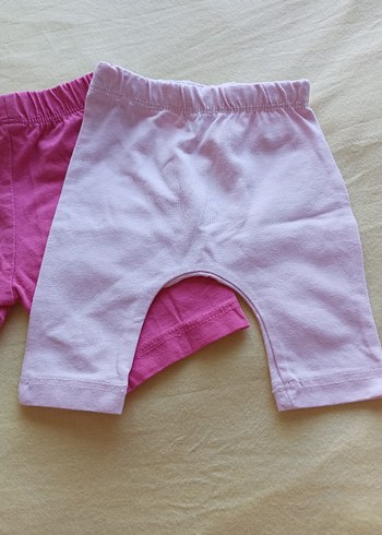 Kız Çocuk Basic Pamuklu Tayt 2'li - Görsel 2