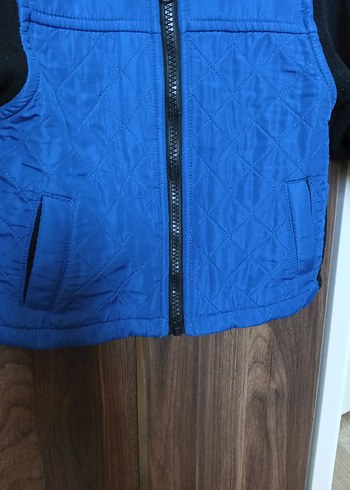 Mavi Fermuarlı Erkek Çocuk Mont - Görsel 3