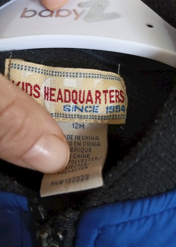 Mavi Fermuarlı Erkek Çocuk Mont - Görsel 5