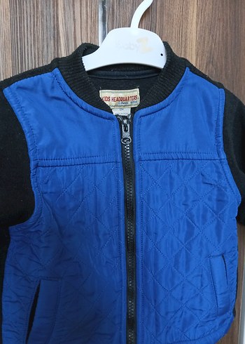 Mavi Fermuarlı Erkek Çocuk Mont - Görsel 2