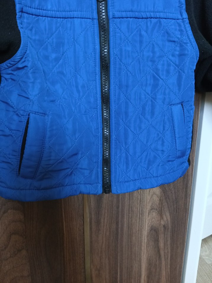 Mavi Fermuarlı Erkek Çocuk Mont - Görsel 3