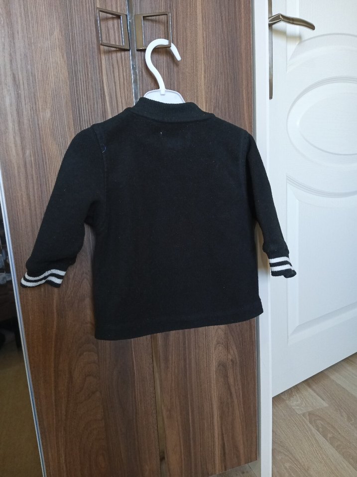 Mavi Fermuarlı Erkek Çocuk Mont - Görsel 4