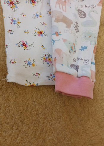 Baskılı Pamuklu Kız Çocuk Rahat Kesim Pijama - Görsel 4