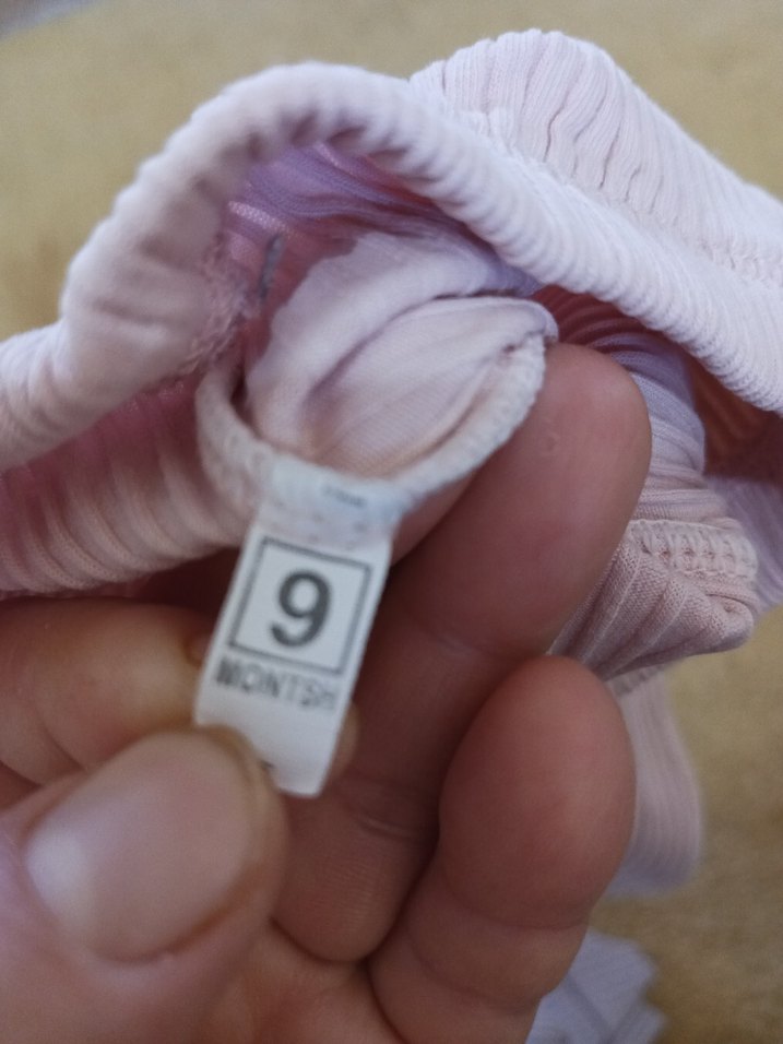 Kız Çocuk Pembe-Lila Tayt - Görsel 3