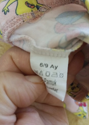 Kız Çocuk Pamuklu Desenli Tayt Seti - Görsel 4