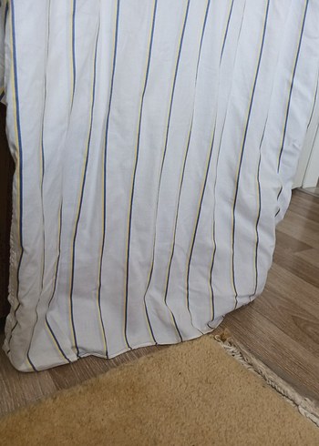 Erkek Keten Gömlek, Kısa Kollu, Düğmeli - Görsel 4