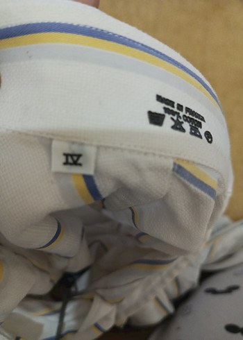 Erkek Keten Gömlek, Kısa Kollu, Düğmeli - Görsel 6