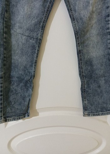 Erkek Çocuk Lacivert Gri Batik Desenli Denim Pantolon - Görsel 3