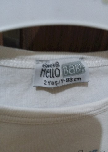 Kız Çocuk Beyaz Uzun Kollu Baskılı Tişört - Görsel 4