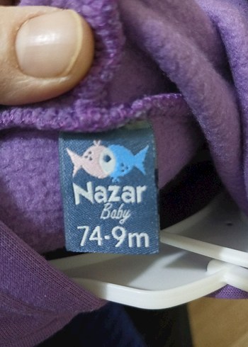 6-9 Ay Mor Bebek Kız Uzun Kollu Takım - Görsel 8