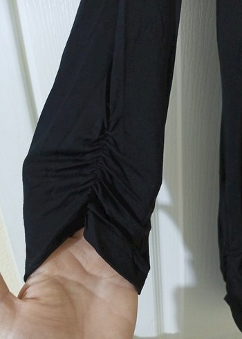 Payetli Siyah Uzun Kollu Tişört - Görsel 3