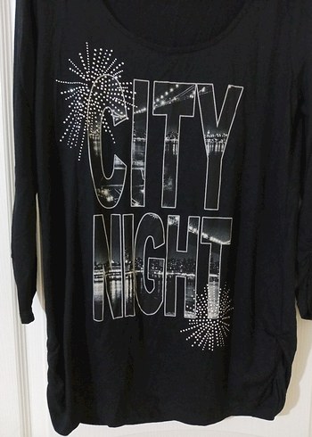 Payetli Siyah Uzun Kollu Tişört - Görsel 2