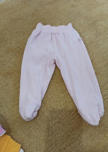 Pembe Yazı Detaylı Ayaklı Pijama - Görsel 3