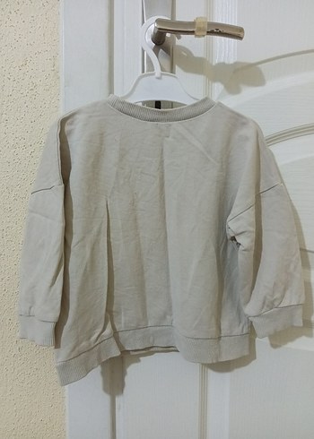 Bej Erkek Çocuk Uzun Kollu Sweatshirt - Görsel 3
