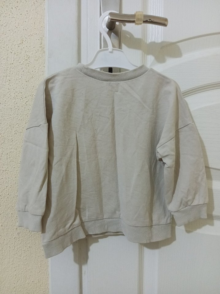 Bej Erkek Çocuk Uzun Kollu Sweatshirt - Görsel 3