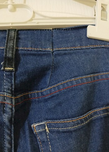 Kemer Detaylı Lacivert Erkek Çocuk Kot Pantolon - Görsel 7