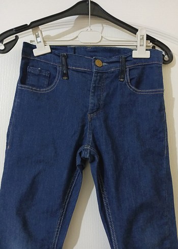 Kemer Detaylı Lacivert Erkek Çocuk Kot Pantolon - Görsel 2