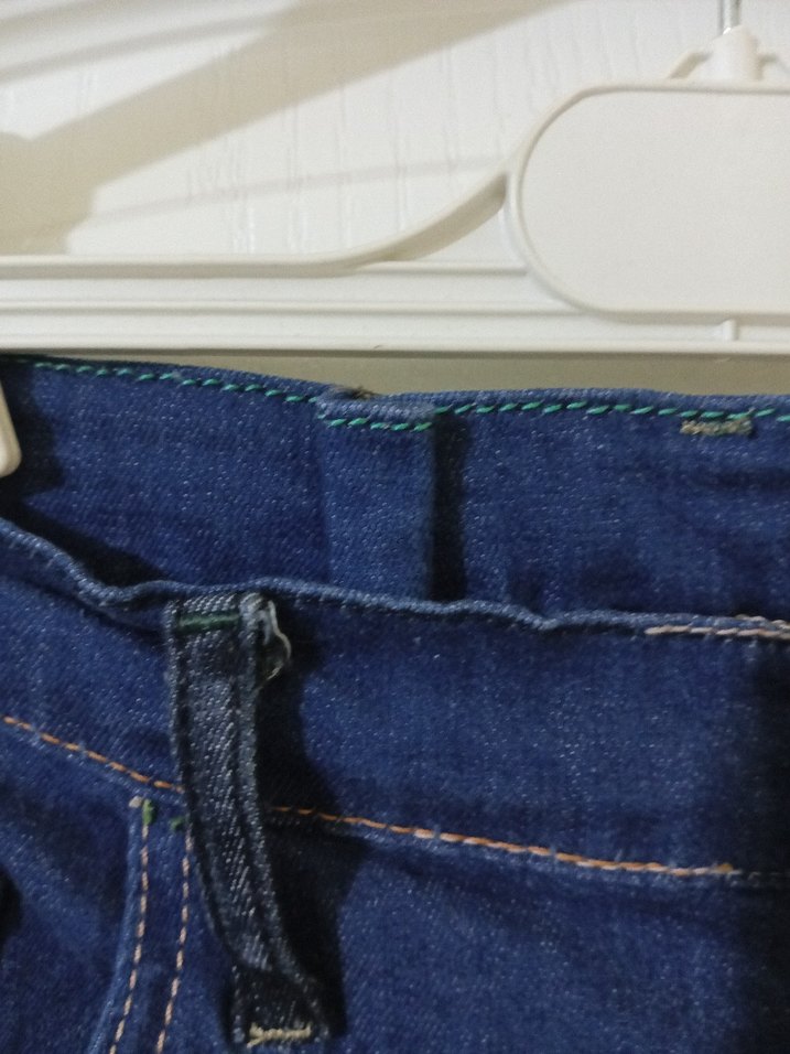 Kemer Detaylı Lacivert Erkek Çocuk Kot Pantolon - Görsel 4