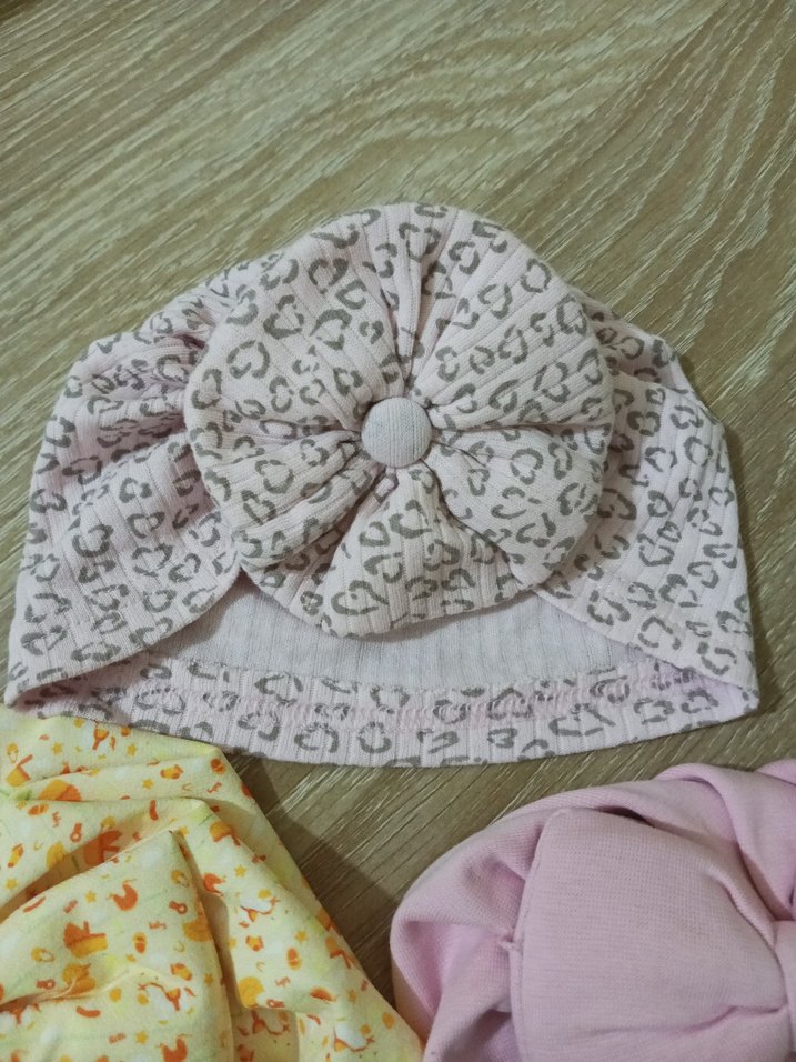 Çocuklar İçin Pamuklu Fiyonklu Bohem Bandana Seti - Görsel 4