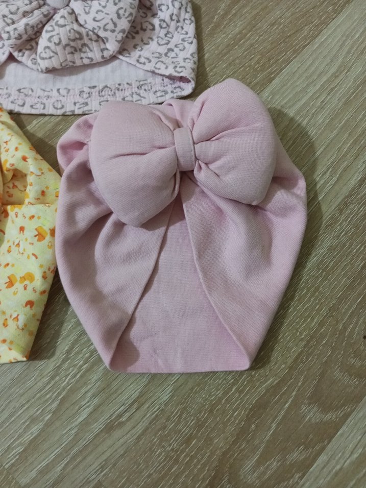 Çocuklar İçin Pamuklu Fiyonklu Bohem Bandana Seti - Görsel 3