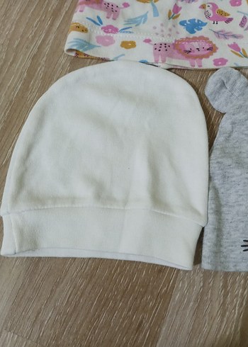 Çocuklar için Bohem Tarzda Gri Nakışlı Bere - Görsel 4