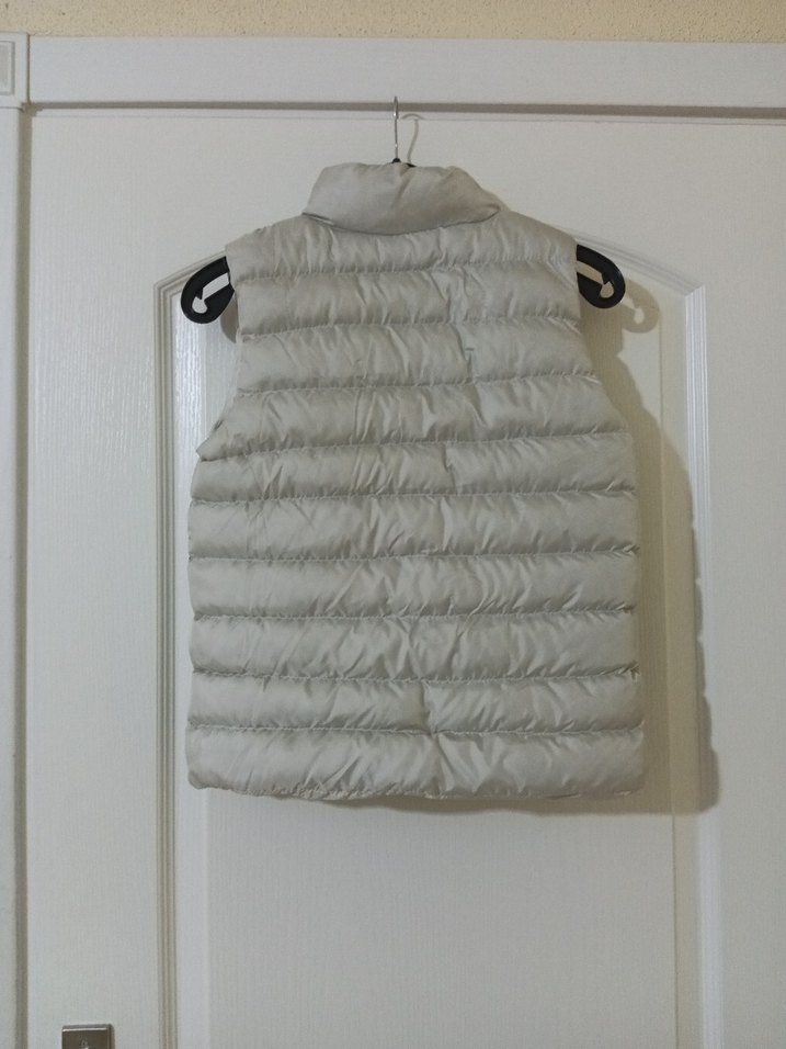 Bej Yüksek Yakalı Çocuk Şişme Yelek - Görsel 5