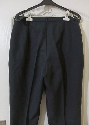 Füme Kemerli Keten Kadın Kumaş Pantolon - Görsel 6