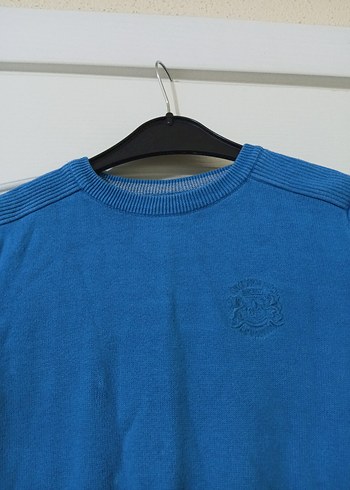 Erkek Çocuk Mavi Uzun Kollu Triko Kazak - Görsel 4