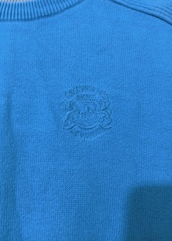Erkek Çocuk Mavi Uzun Kollu Triko Kazak - Görsel 2
