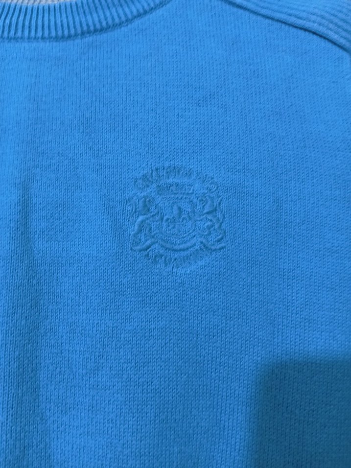 Erkek Çocuk Mavi Uzun Kollu Triko Kazak - Görsel 2