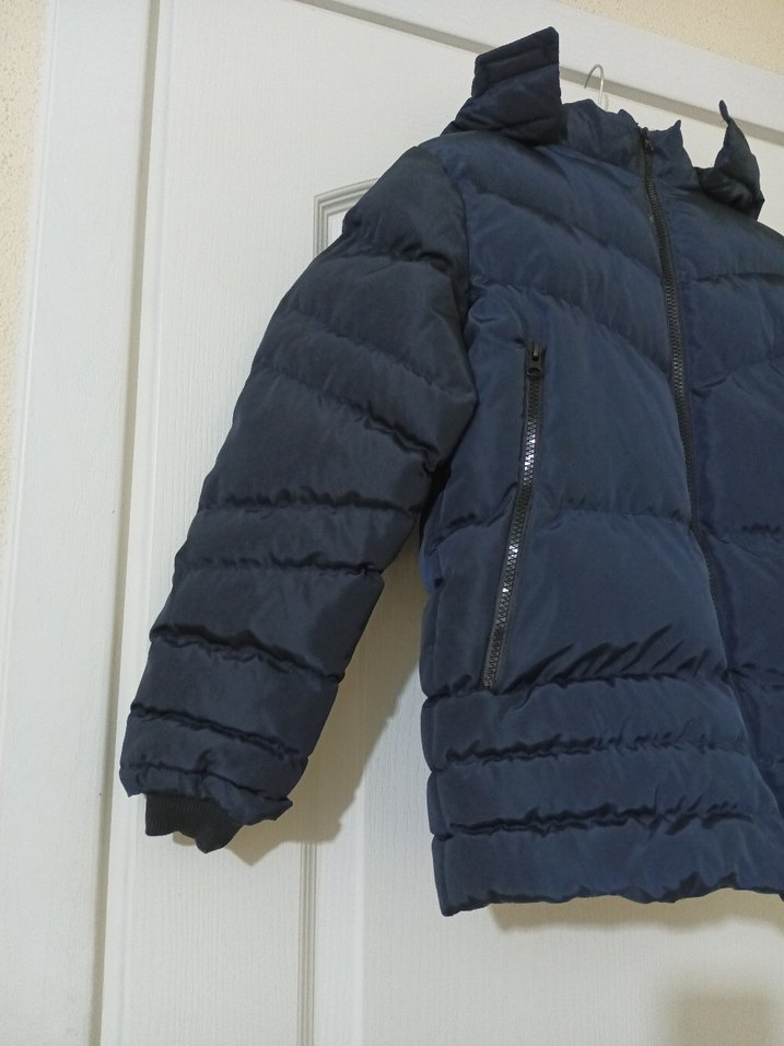 Erkek Çocuk Lacivert Fermuarlı Mont - Görsel 2