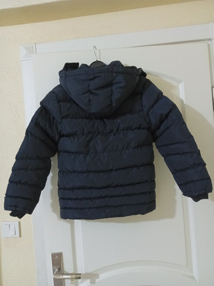 Erkek Çocuk Lacivert Fermuarlı Mont - Görsel 5