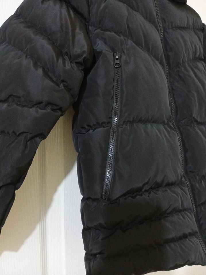 Erkek Siyah Fermuarlı Street Wear Mont - Görsel 3