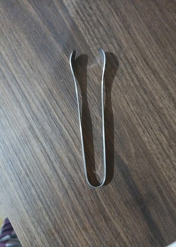 Parlak Gümüş Küp Şeker Maşası - Görsel 2