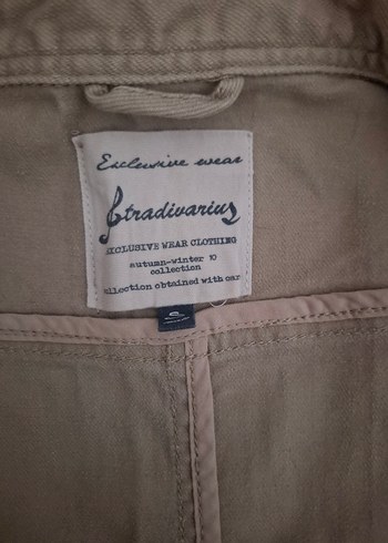 Kız Çocuk Kısa Kollu Bej Denim Bolero - Görsel 3