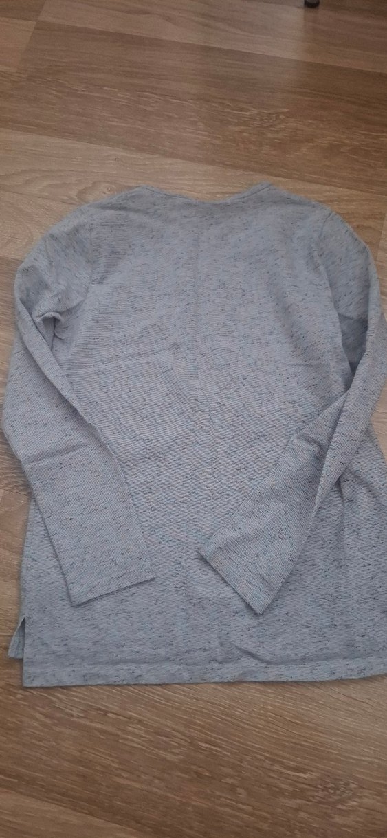 Kız Çocuk Gri Uzun Kollu Simli Tişört #LCW - Görsel 2