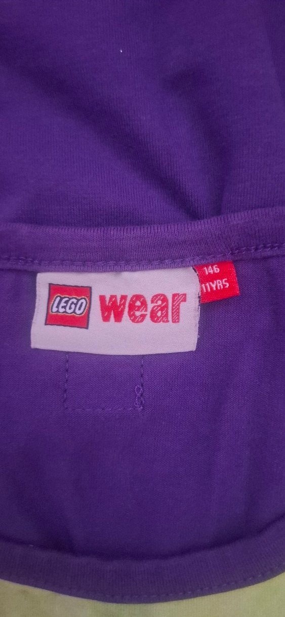 Kız Çocuk Mor Uzun Kollu Baskılı Tişört #LEGO - Görsel 2