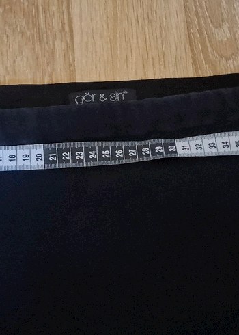 Siyah Midi Kumaş Hamile Pantolonu - Görsel 3