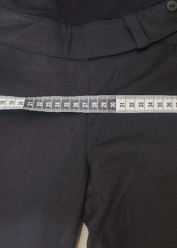 Siyah Normal Boy Hamile Pantolonu - Görsel 5