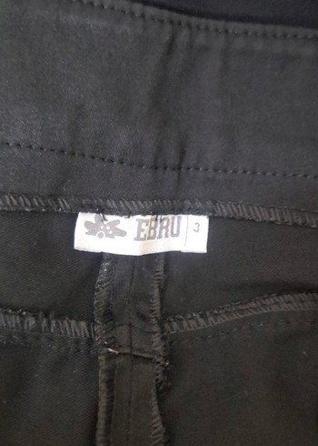 Siyah Normal Boy Hamile Pantolonu - Görsel 4